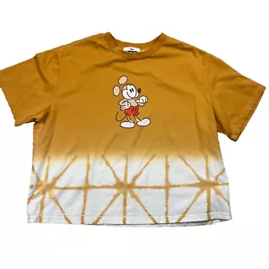 Disney Mickey Mouse Original Mousewear Batik gelb T-Shirt Damen Gr. XL - Bild 1 von 10
