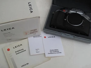 Leica R8 chrome camera body with cap/case/BOX, US SELLER "LQQK" - Picture 1 of 9