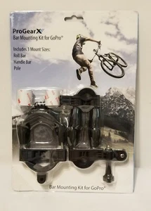 ProgearX Universal Bar Mounting Kit For GoPro Camera Includes 3 Mount Sizes New - Picture 1 of 3