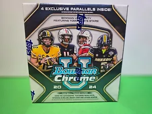 Mega Box 2024 Bowman Chrome U Football Factory sigillato - in mano SPEDIZIONE OGGI! - Foto 1 di 3