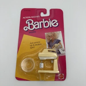 Mattel Action Accents Barbie Mixer 1986 Brandneu - Bild 1 von 6