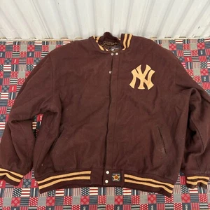 Chaqueta De Colección Jeff Hamilton New York Yankees 6XL Hombre Marrón - Imagen 1 de 4