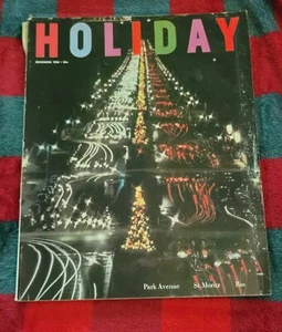 Vintage December 1953 HOLIDAY Magazine - Vol. 14, No. 6 Park Ave New York Cover - Picture 1 of 2