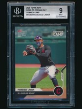 2020 Topps Now Road to Opening Day Summer Camp Francisco Lindor BGS 9 PR:3628