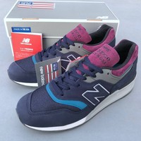 new balance 997 northern lights navy grey