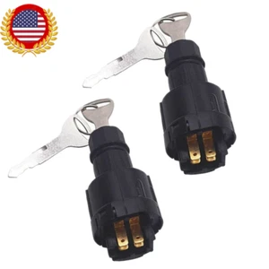 2SET FOR TOYOTA FORKLIFT IGNITION SWITCH 57590-23342-71 + KEYS FOR 7 & 8 SERIES - Picture 1 of 3