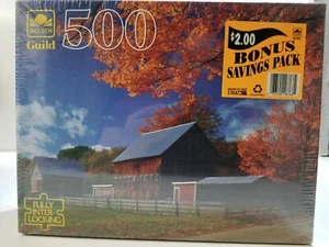 Golden Guild 500 Piece Puzzle 2-Pack Roozengaarde Nurseries and Vermont Farm - Picture 1 of 3