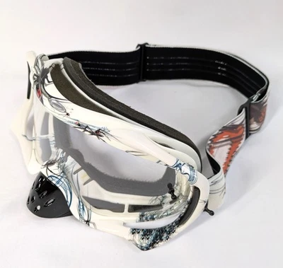 Rare OAKLEY x Troy Lee Designs Crowbar MX Motocross Goggles Discontinued Unused - Image 1 of 4