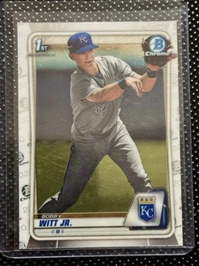 Bowman Chrome Prospects Bobby Witt Jr. 2020 Novato #BCP-25 Kansas City Royals - Imagen 1 de 3