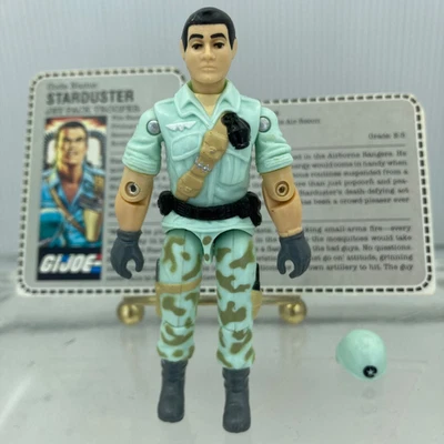 GI Joe Starduster  (v1c) / original helmet / beautiful colors / filecard! - Image 1 of 4