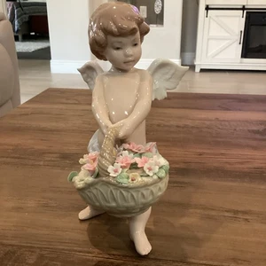LLADRO HEAVEN'S HARVEST ANGEL FIGURINE #8676 60TH ANNIVERSARY 01008676 - Picture 1 of 14