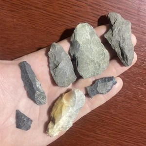 MLC 962 (7) Arcaic To Adena Arrowheads Susquehanna Valley Artefacts X Kunkle - Imagen 1 de 6