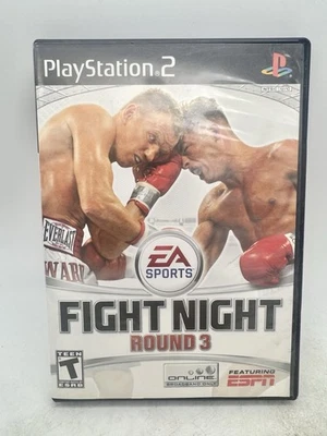 Fight Night Round 3 Sony PlayStation 2 PS2 w/ Case NO Manual Tested & Works - Image 1 of 4