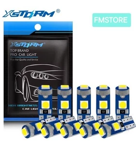 10 LED T5 3030SMD W3W W1.2W Lampadina 12 V Canbus Colore Bianco Cruscotto auto # - Picture 1 of 5
