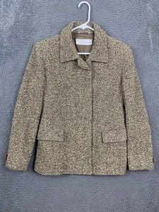 Blazer Max Mara vintage in tweed di lana taglia donna IT 46 US 12 Made in Italy - Foto 1 di 14