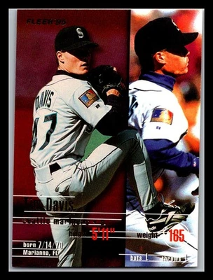 1995 Fleer #265 Tim Davis Seattle Mariners MLB - Image 1 of 3