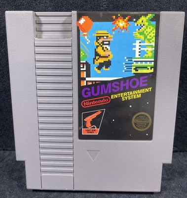 Gumshoe (5 tornillos) - Juego Nintendo NES 1986 - Carrito y estuche - ¡PROBADO! Foto 1 de 3