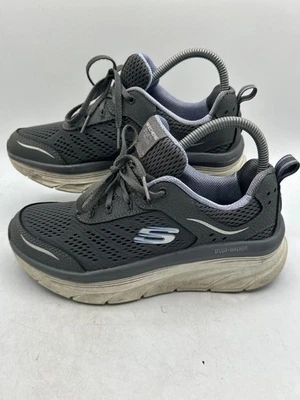 Skechers D Lux Walker Infinite Motion 运动鞋女式 7.5 码灰色 — 第 1/4 张图片
