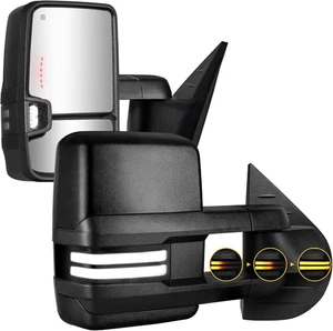 Switchback Towing Mirrors for 2007-2013 Silverado GMC Sierra 1500 2500HD 3500HD - Bild 1 von 10