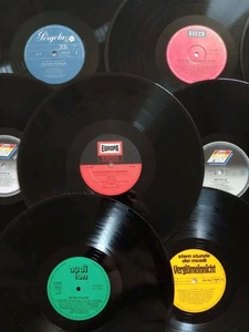 20 LPs 🏵️ Ohne Cover Sammlung 70er 80er 90er📻Vintage Vinyls Deko Party Feier💠 - Bild 1 von 11