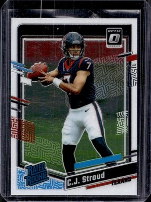 2023 Donruss Optic CJ Stroud Rated Rookie #244 Texans - Image 1 of 2
