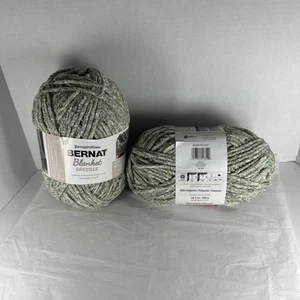 Bernat Blanket Speckle Yarn- Winter Leaf Super Bulky Super Soft Price Per Skein - Picture 1 of 9