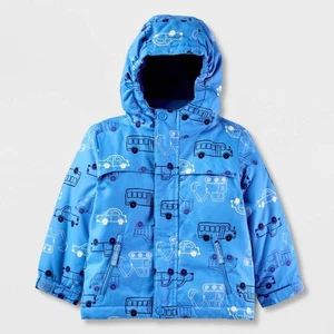 Toddler 3-in-1 Snowplay Jacket - Cat & Jack Blue 3T - Picture 1 of 5