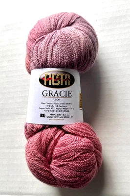Fiesta Yarn Gracie Lace-Abalone -950 Yds- Extrafine Merino Wool/Silk Cashmere - Image 1 of 4