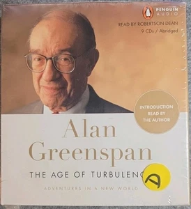 Alan Greenspan Das Zeitalter der Turbulenzen Hörbuch CD NEU 9-Disc gekürzt versiegelt! - Bild 1 von 3