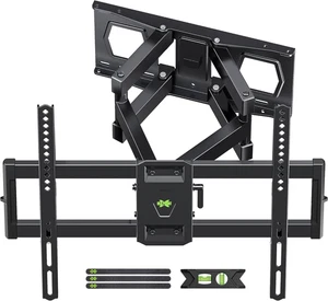 Full Motion TV Wall Mount for Most 37"-84" Flat Screen TV, Swivel or Tilt TV Wal - Picture 1 of 12