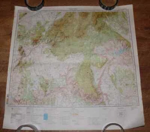 Authentic Soviet TOP SECRET Cold War Military Map Cedar City UTAH USA #121 - Picture 1 of 1