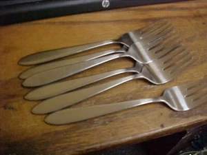 Oneida Inox LUANN 6 3/4" Forchette per insalata (set di 6) SPEDIZIONE GRATUITA - Foto 1 di 2
