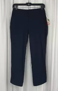 Tommy Bahama Women's Size L Black Tulip Hem Lightweight Cropped Golf Pants New - Picture 1 of 6