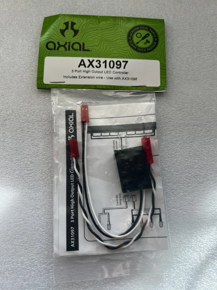 3-Port High Output LED Light Controller - Axial AX31097 - NEW - R/C - Image 1 of 1