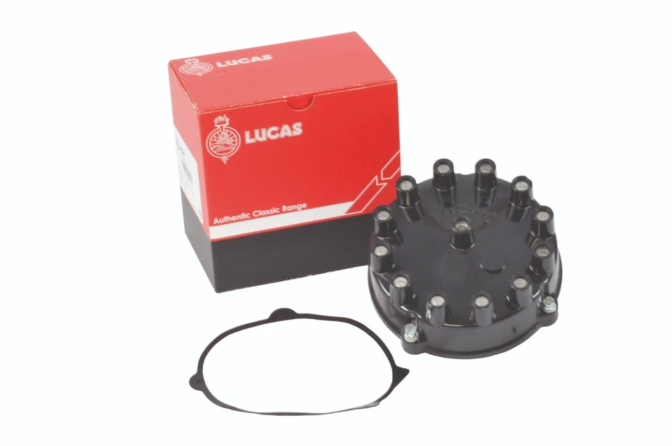 JAGUAR V12 XJS XJ12 V12 5.3 LUCAS DISTRIBUTOR CAP NON VENTED WITH GASKET JS402 - Image 1 of 4