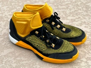 ASU TEAM ISSUED ADIDAS CRAZYLIGHT BOOST P YELLOW BLACK BASKETBALL SHOES-SZ 16 - Picture 1 of 10