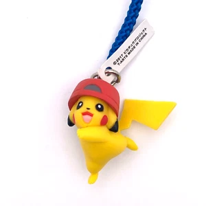 Ash’s Pikachu Capsule Toy Gacha Strap Mini Figure 2017 Pokemon Nintendo - Picture 1 of 7