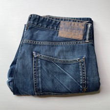 Scotch & Soda Ralston Distressed Slim Denim Jeans Mens Size 36 Waist Blue Casual