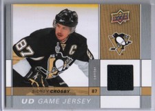 09-10 UPPER DECK UD GAME JERSEY SIDNEY CROSBY GJ-SC PENGUINS