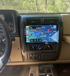 For 1997–2002 Jeep Wrangler TJ 9" IPS Screen Android 13 CarPlay Radio GPS WIFI - Picture 1 of 19
