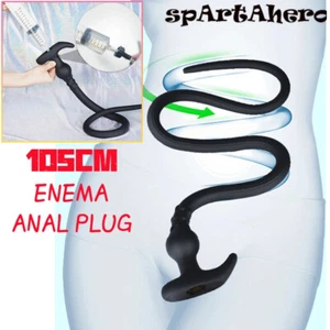 Anal Plug Silicone Wearable Butt Plug Hollow Vaginal Dildo Deeper Adult Sex Toys - Photo 1 sur 16