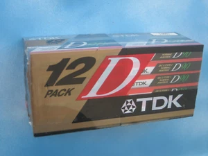 TDK D90 Audio Cassette - 12-Pack - Brand New condition! - Picture 1 of 1
