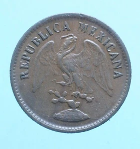 MESSICO CENTAVO 1898 COPPER COIN MONETA RAME COLLEZIONE NUMISMATICA - Foto 1 di 2