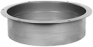10"Duct Connector Flange Metal Straight Pipe Flange for Heating Cooling Ventila- - Picture 1 of 4
