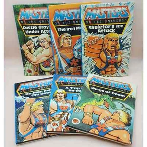 Masters of the Universe MOTU Vintage 1980s 6x Lot HE-MAN LADYBIRD Books from UK - Picture 1 of 7