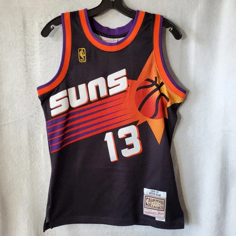 Steve Nash 96-97 Phoenix Suns Mitchell & Ness Swingman Jersey Men’s Small Black Cover