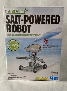 Salt Powered Robot Green Science 4M Kidz Labs; Amazing; *BRAND NEW* - Imagen 1 de 4