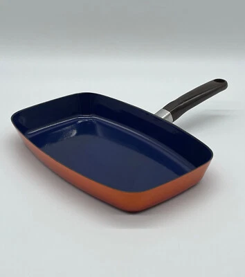 POELE A POISSON SILIT ORANGE VINTAGE - Photo 1/4