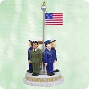 2003 Hallmark Ornament ~ Defending The Flag USA ~ QXG8577 ~ NIB - Picture 1 of 1