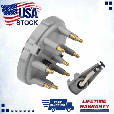 Distributor Cap And Rotor Kit For Ford Lincoln Mustang F250 F150 302 351W 460 - Image 1 of 4